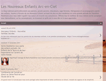 Tablet Screenshot of nouveauxenfants-arcenciel.com
